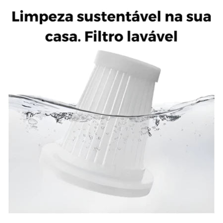 Mini Aspirador De Pó Portátil 5 Em 1 , Sem Fio , Sucção Por Sopro Para Limpeza De Carro Doméstico