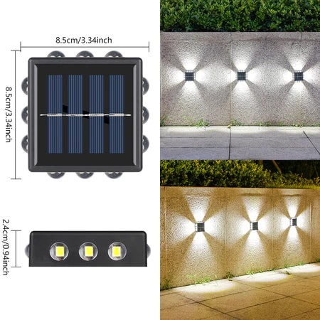 LUZ DE PAREDE SOLAR PREMIUM – ILUMINAÇÃO INTELIGENTE E DECORAÇÃO DE LUXO