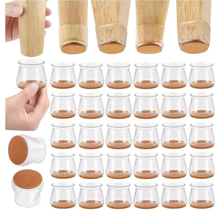 SafeFeet – Kit 16 Protetores de Silicone para Móveis