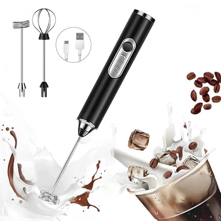 Mixer Elétrico 2 em 1 - O Segredo das Bebidas Perfeitas em Segundos