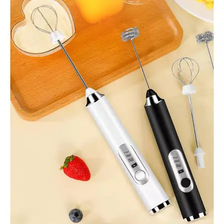 Mixer Elétrico 2 em 1 - O Segredo das Bebidas Perfeitas em Segundos