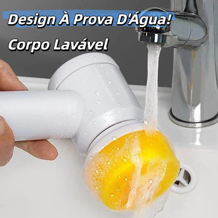 Escova de limpeza elétrica mágica 5 em 1 limpador multifuncional prático sem fio para cozinha/banheiro