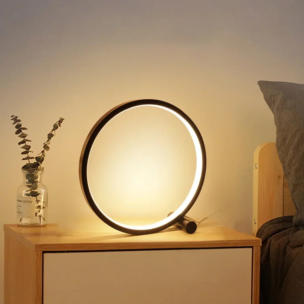 Luminária de mesa Circular LED