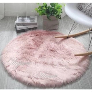 Tapete Redondo Peludo Premium - Elegância e Maciez para Seu Lar