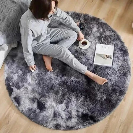 TAPETE REDONDO DE PELO – O DETALHE QUE TRANSFORMA SUA CASA EM UM AMBIENTE ELEGANTE