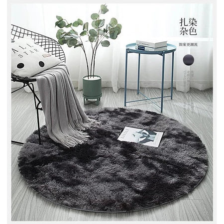 Tapete Redondo Peludo Premium - Elegância e Maciez para Seu Lar