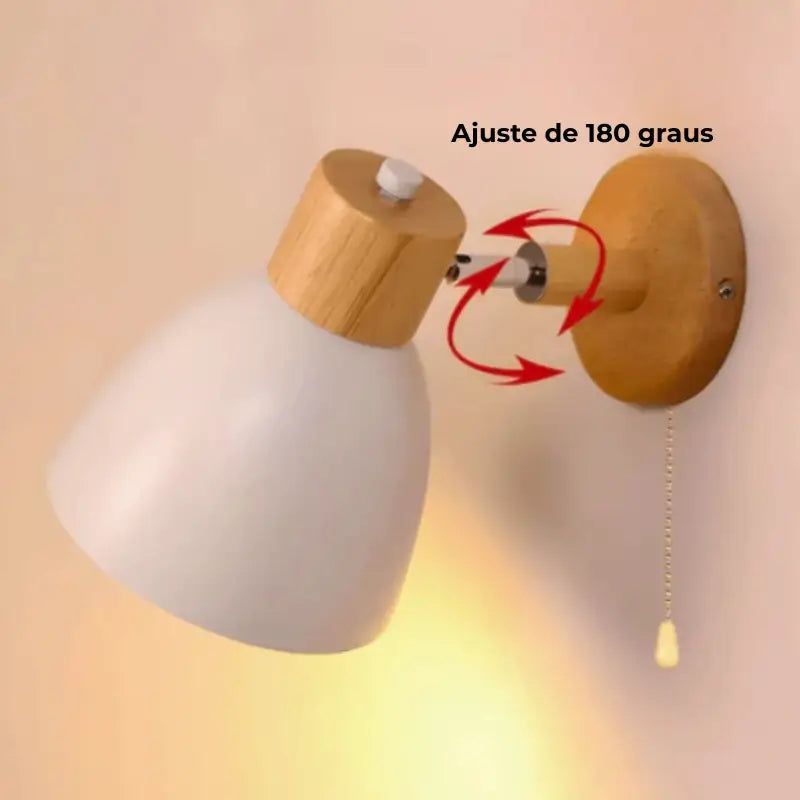 Aradela Articulada de Parede Interna Wooden Premium